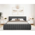 Επενδυμένο κρεβάτι Carlito-Mauro-180 x 200