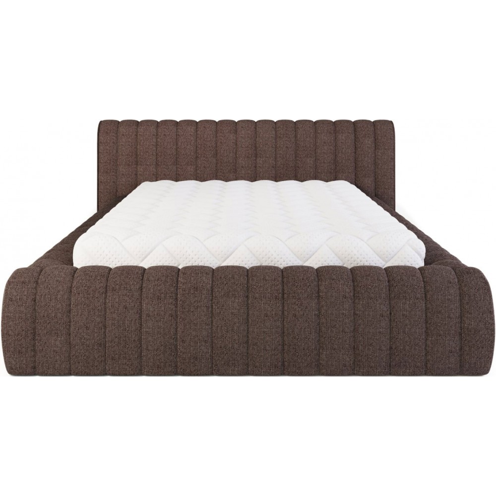 Επενδυμένο κρεβάτι Carlito-Kafe-140 x 200