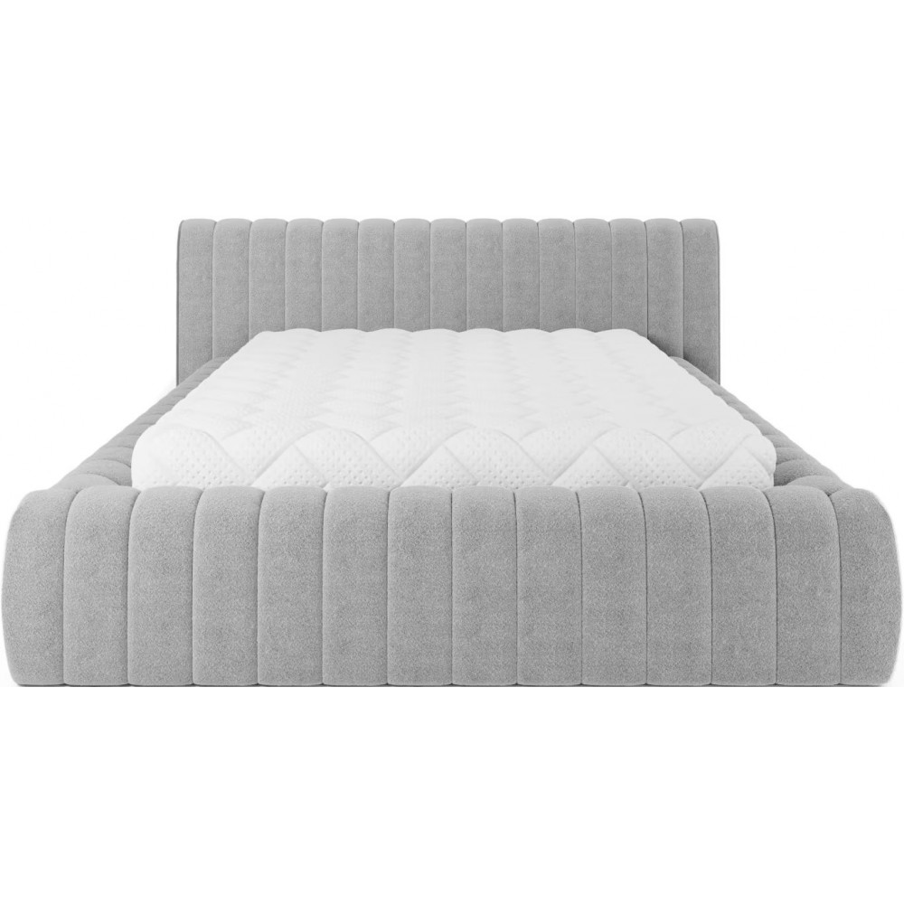 Επενδυμένο κρεβάτι Carlito-Gkri Anoixto-140 x 200