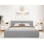 Επενδυμένο κρεβάτι Carlito-Gkri Anoixto-180 x 200