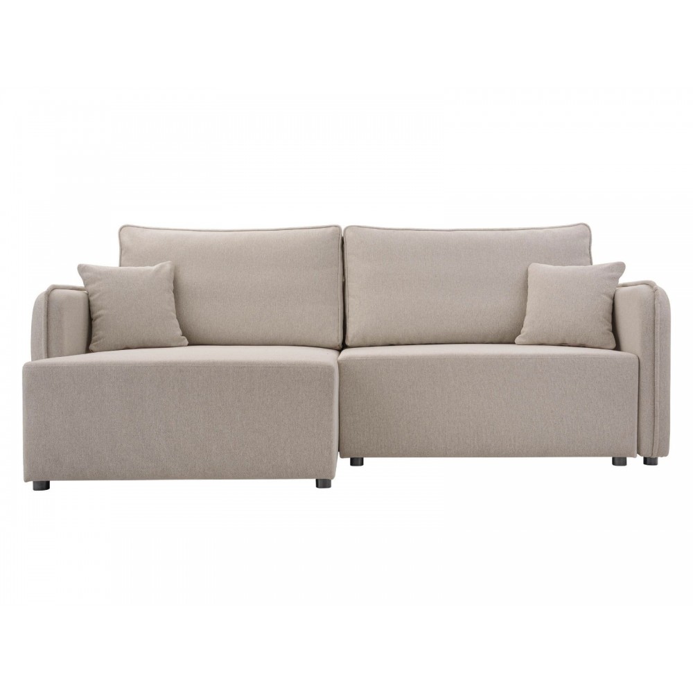 Γωνιακός καναπές Melody-Beige-Αριστερή