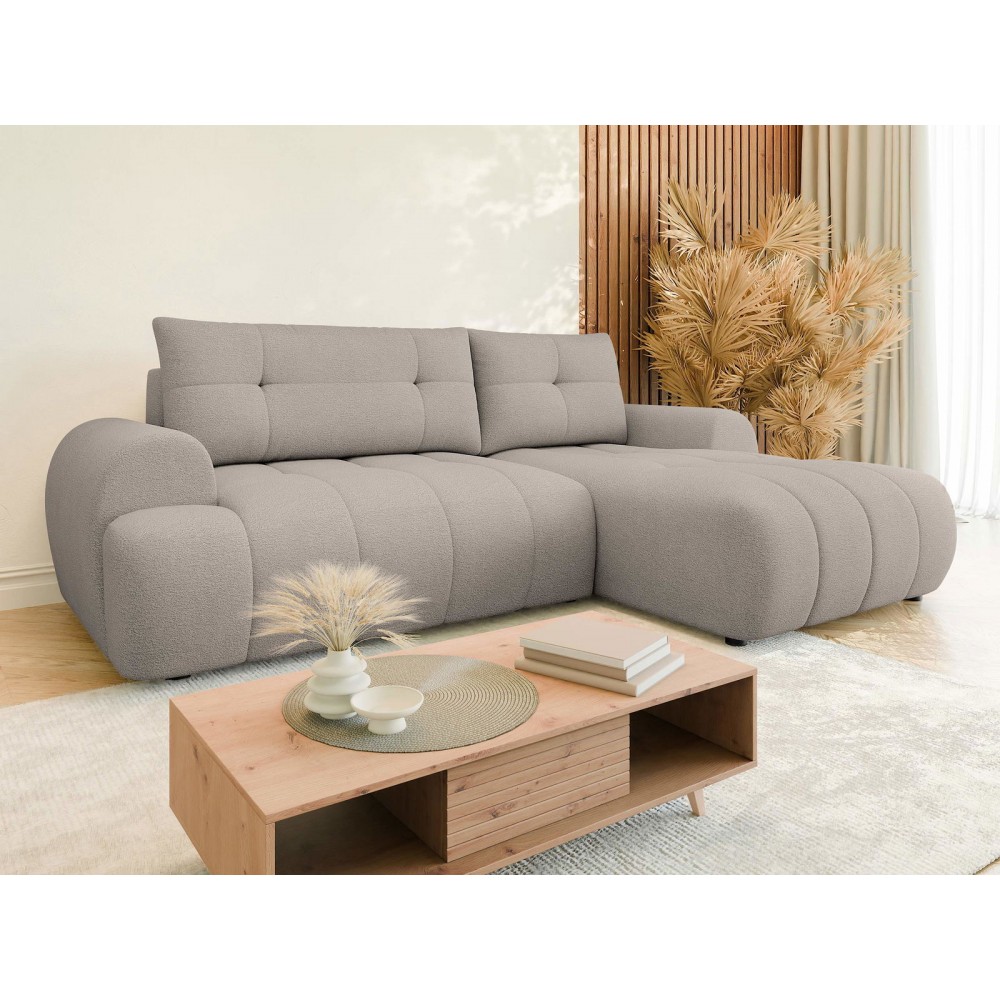 Γωνιακός καναπές Fiorano-Beige-Δεξιά