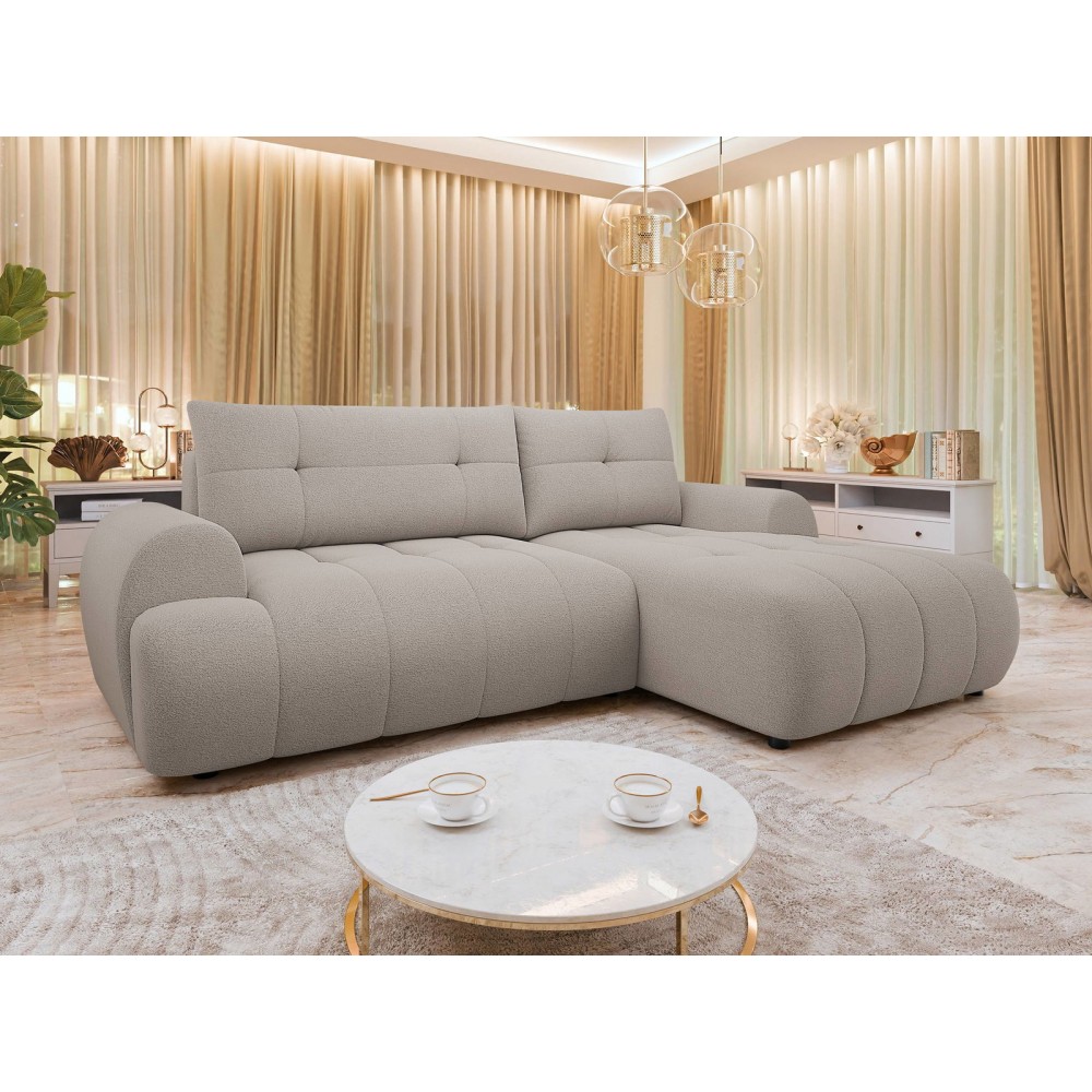 Γωνιακός καναπές Fiorano-Beige-Δεξιά
