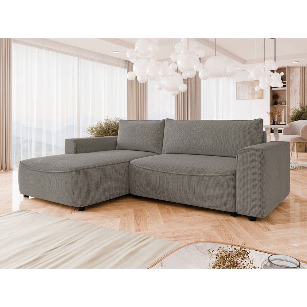 Γωνιακός καναπές Beliza-Gkri Skouro-Αριστερή