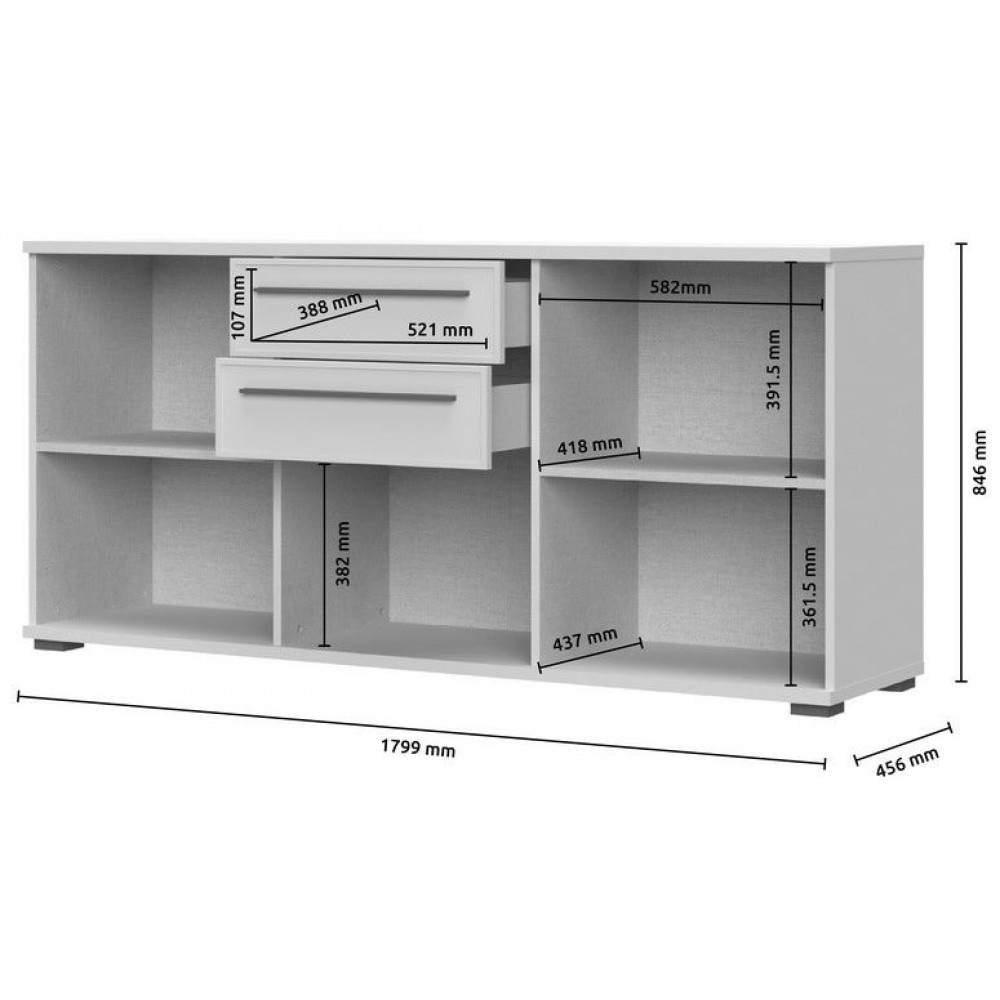 Μπουφές Phantom 3D2S plus