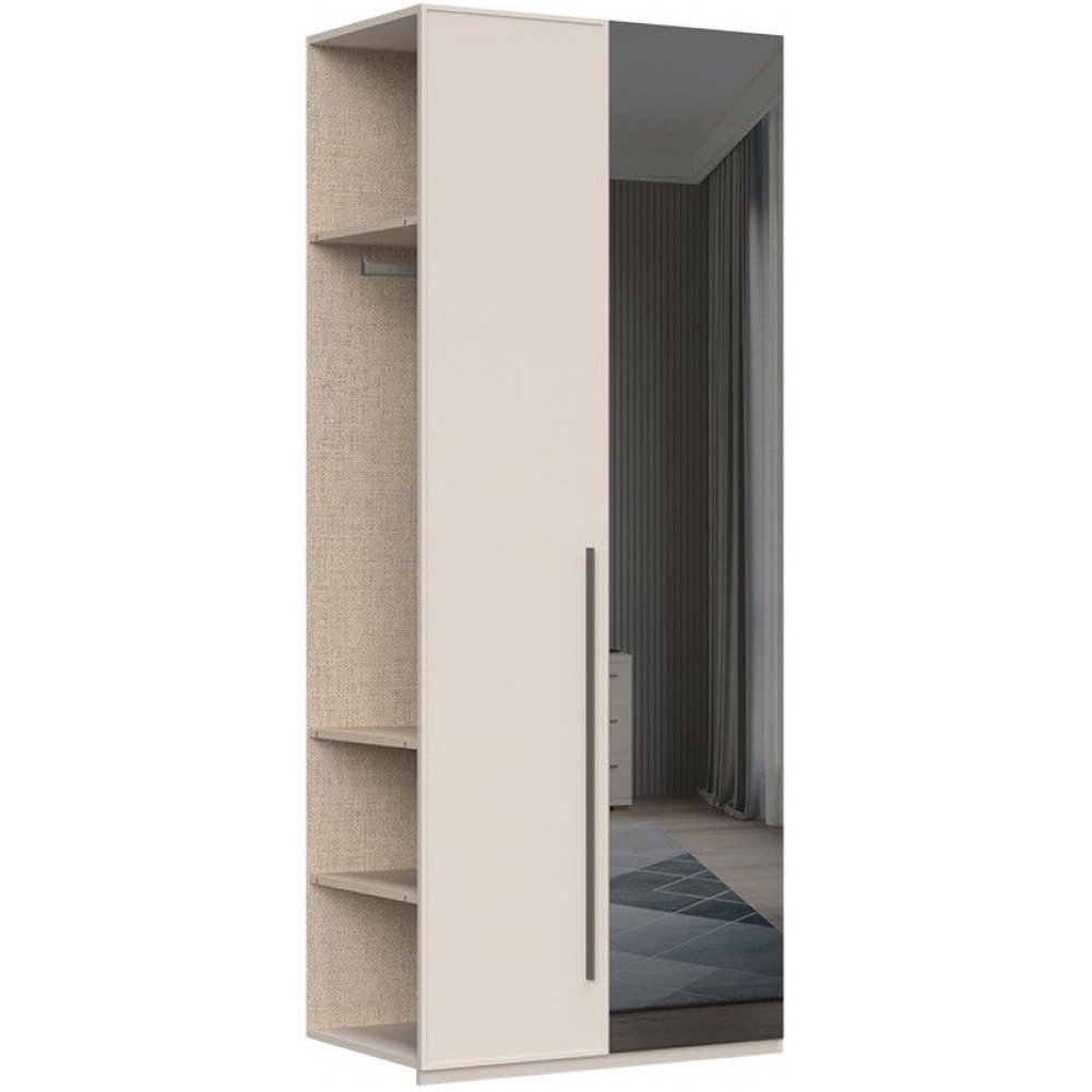 Επέκταση ντουλάπας Phantom δίφυλλη με καθρέπτη