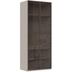 Ντουλάπα Phantom δίφυλλη glass