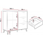 Μπουφές Picru 1D3SZ-Leuko Gualistero