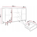 Μπουφές Picru 2D3SZ-Leuko Gualistero