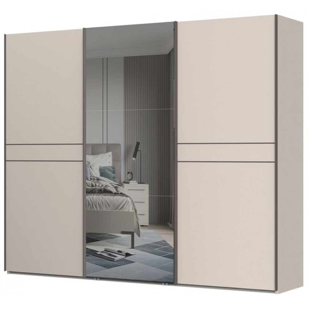 Ντουλάπα Phantom 280 συρόμενη με καθρέπτη