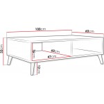 Τραπεζάκι σαλονιού Picru-Leuko