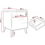 Κομοδίνο Picru 1SZ-Leuko Gualistero