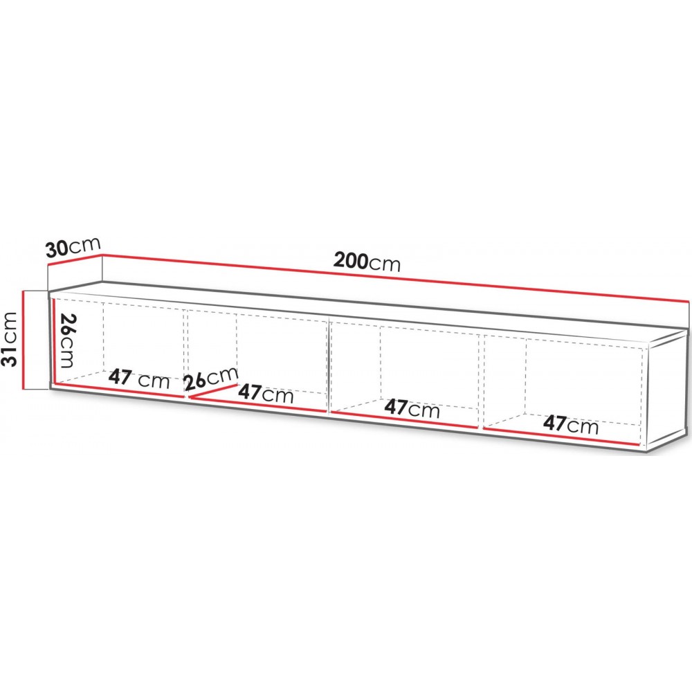 Έπιπλο τηλεόρασης Capital -Mauro - Fusiko