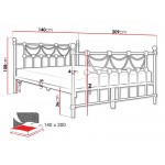 Κρεβάτι Takezi-140 x 200