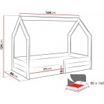 Κρεβάτι παιδικό Pola -Gkri