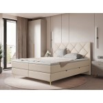 Επενδυμένο κρεβάτι Letra-Mpez-180 x 200