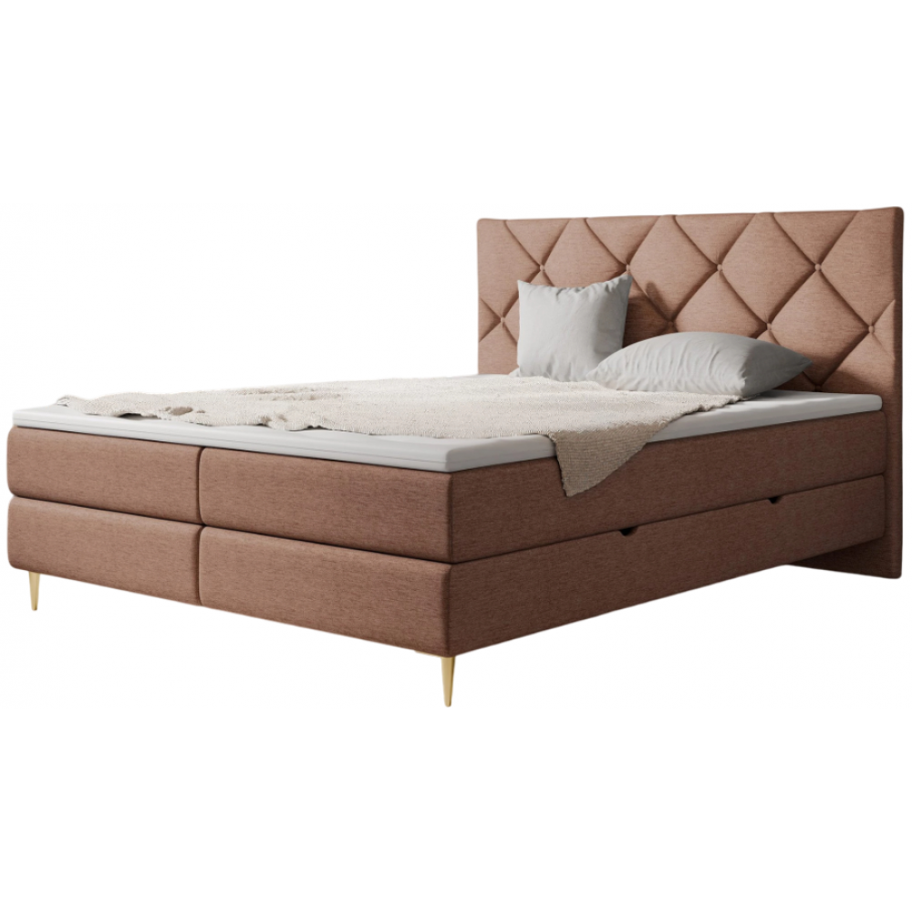 Επενδυμένο κρεβάτι Letra-Keramidi-160 x 200