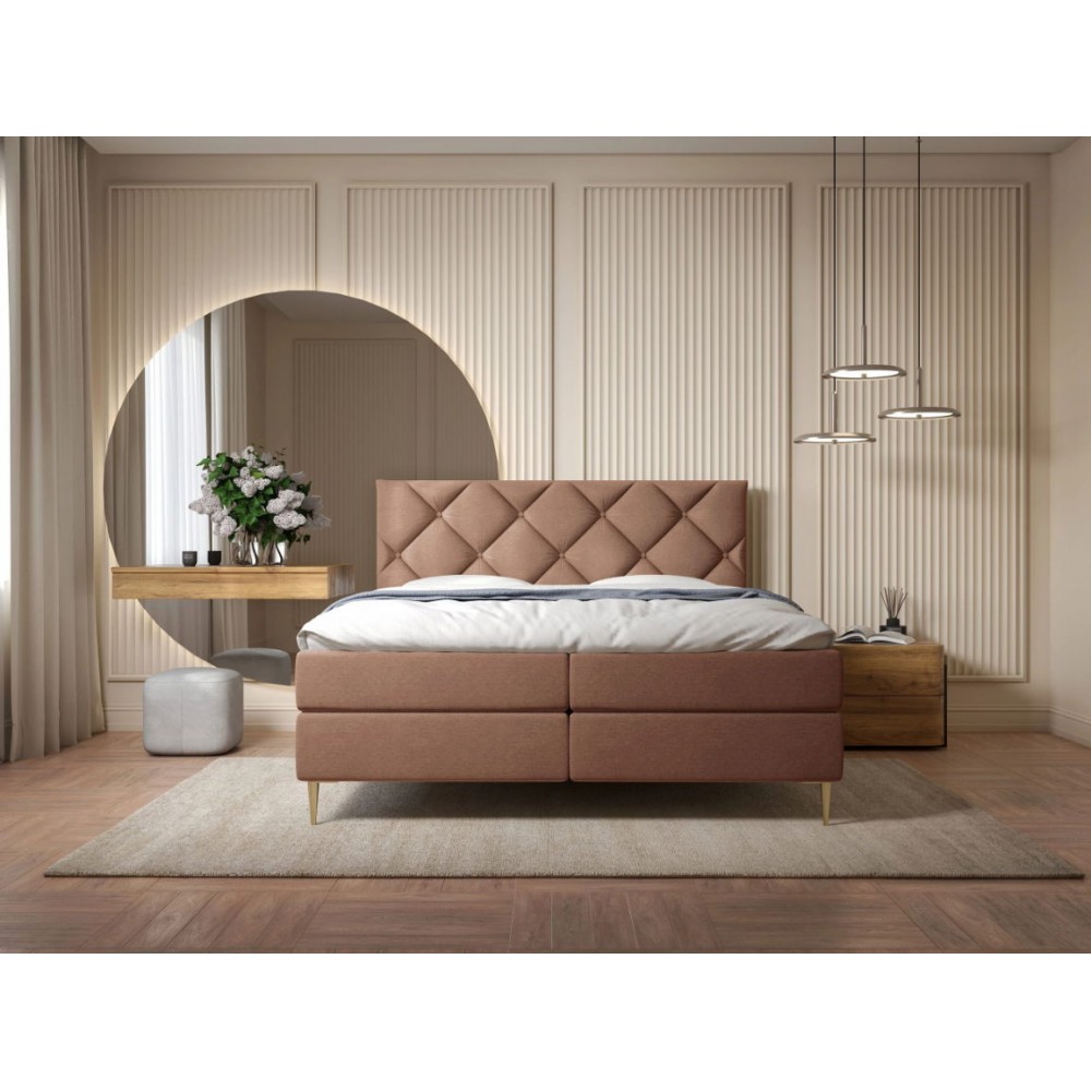 Επενδυμένο κρεβάτι Letra-Keramidi-180 x 200