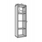 Βιβλιοθήκη Panau II-Fusiko 40.5x33x150