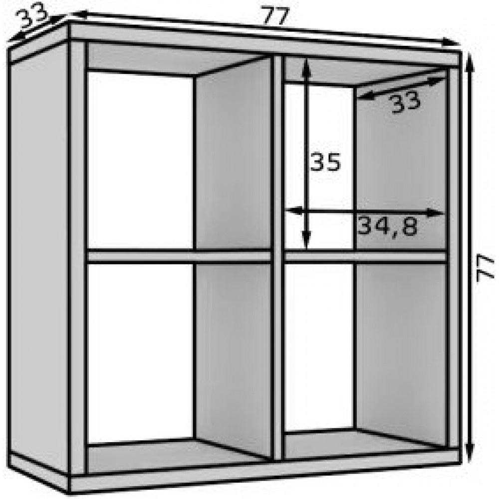 Βιβλιοθήκη Panau III-Fusiko 77x33x77
