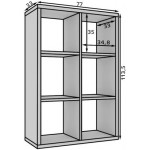 Βιβλιοθήκη Panau IV-Fusiko 77x33x113.5
