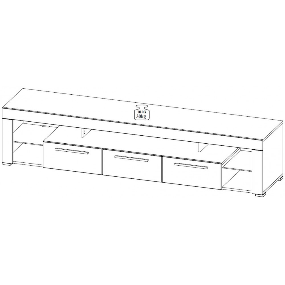 Έπιπλο τηλεόρασης Torino plus