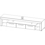 Έπιπλο τηλεόρασης Torino plus