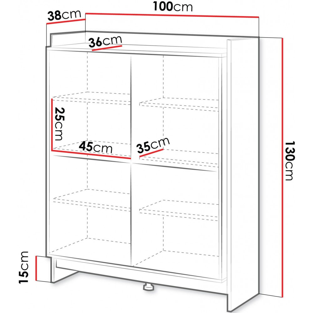 Μπουφές Porto 100 4D