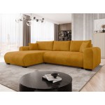 Γωνιακός καναπές Merkos-Moustardi