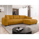 Γωνιακός καναπές Merkos-Moustardi