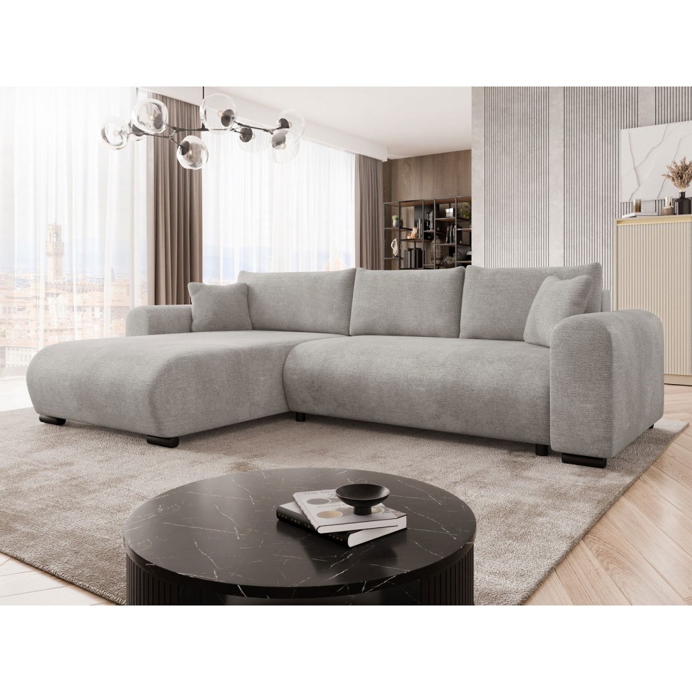 Γωνιακός καναπές Merkos-Gkri Anoixto