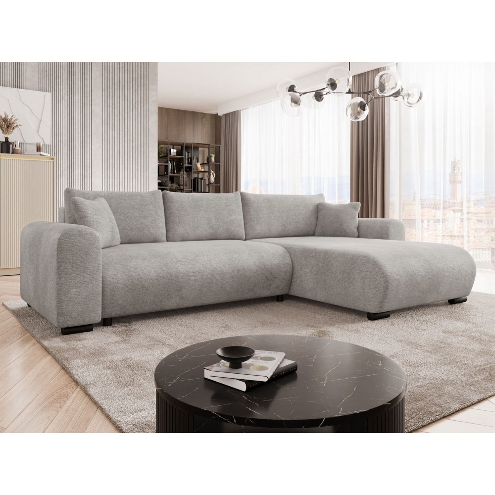 Γωνιακός καναπές Merkos-Gkri Anoixto