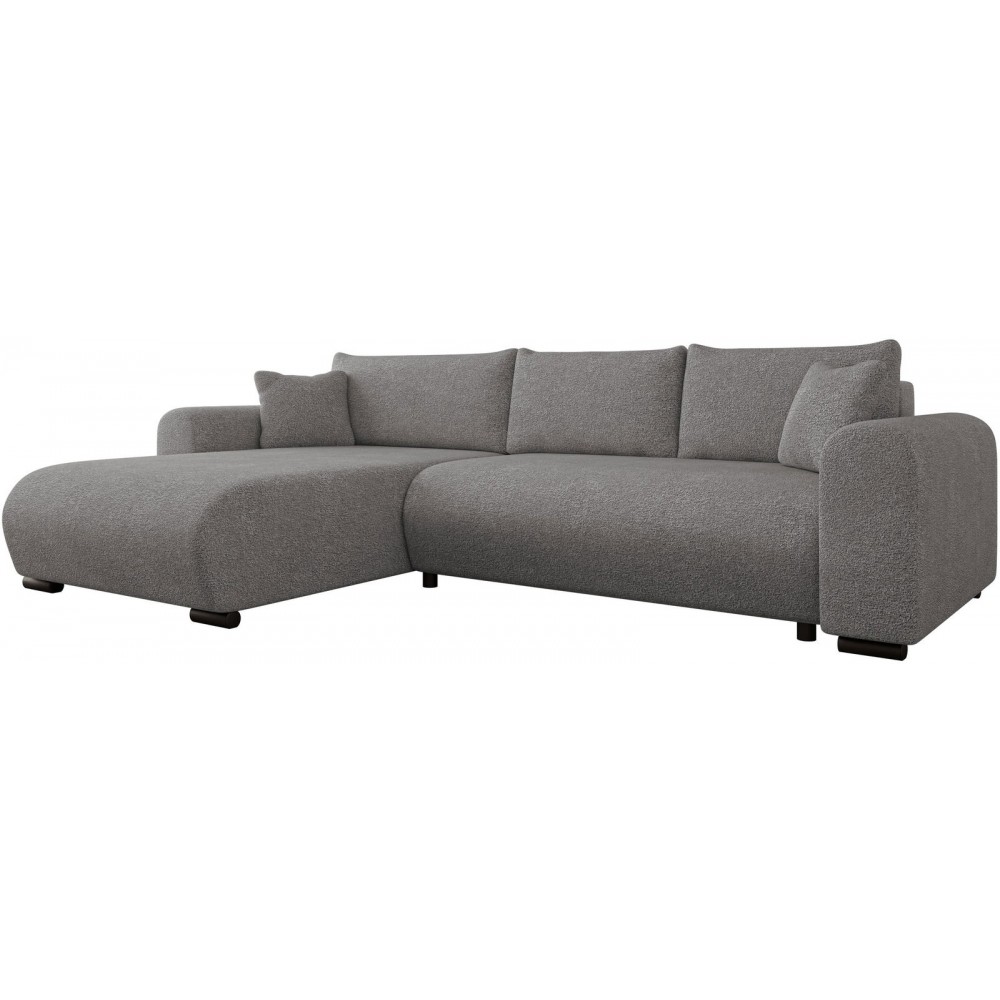 Γωνιακός καναπές Merkos-Gkri Skouro