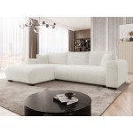 Γωνιακός καναπές Merkos-Leuko