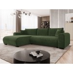 Γωνιακός καναπές Merkos-Prasino