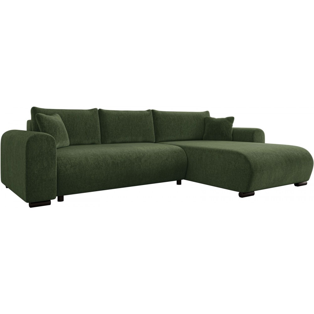 Γωνιακός καναπές Merkos-Prasino