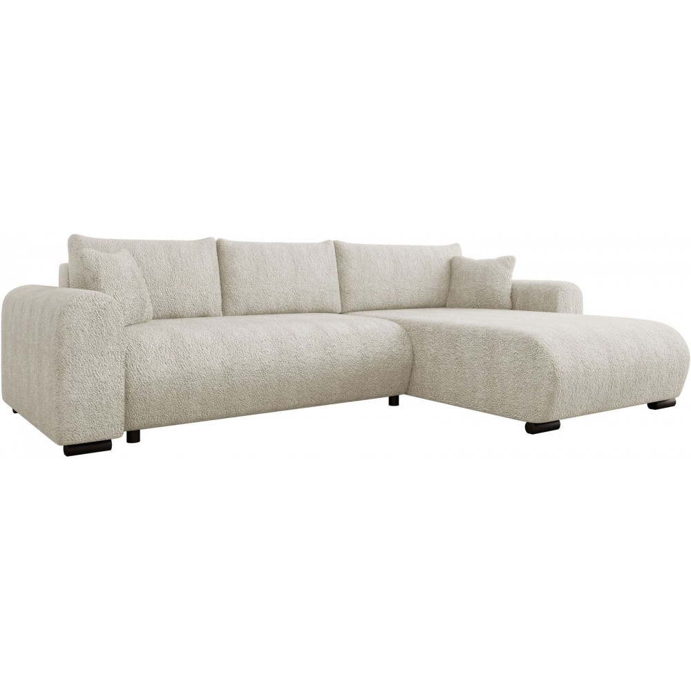 Γωνιακός καναπές Merkos-Krem