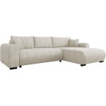 Γωνιακός καναπές Merkos-Krem