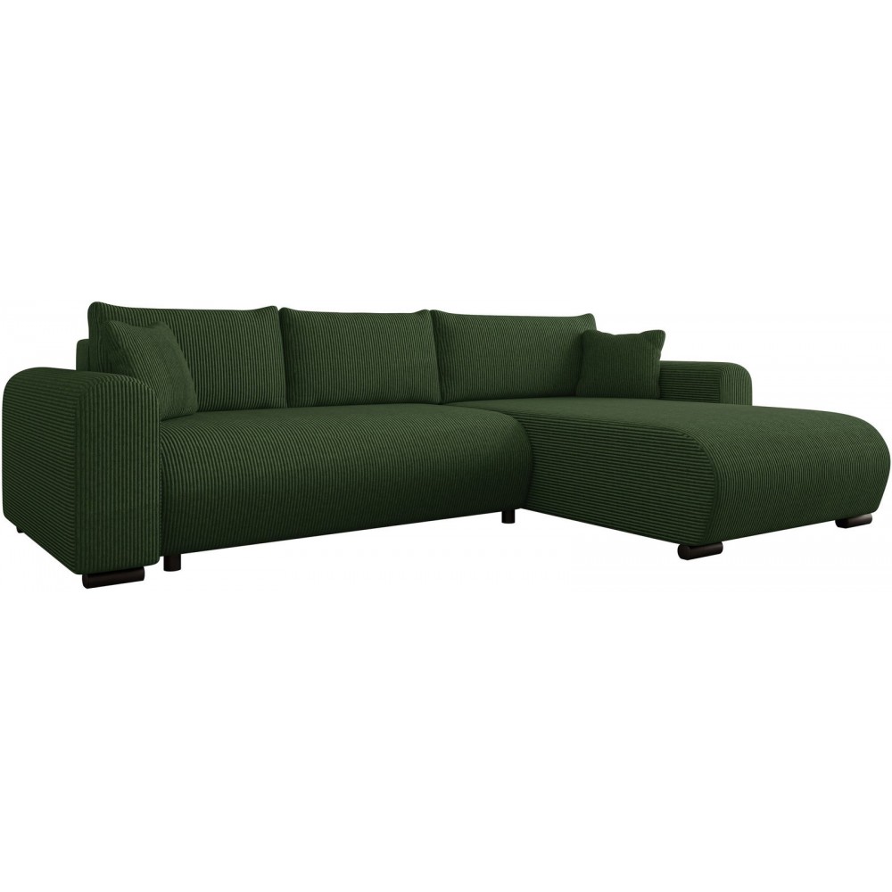 Γωνιακός καναπές Merkos I-Prasino