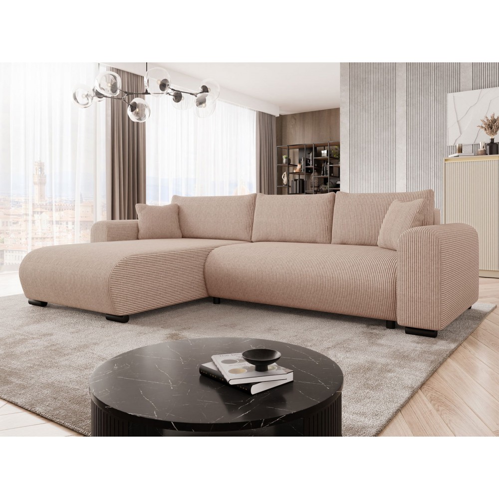 Γωνιακός καναπές Merkos I-Kafe Anoixto