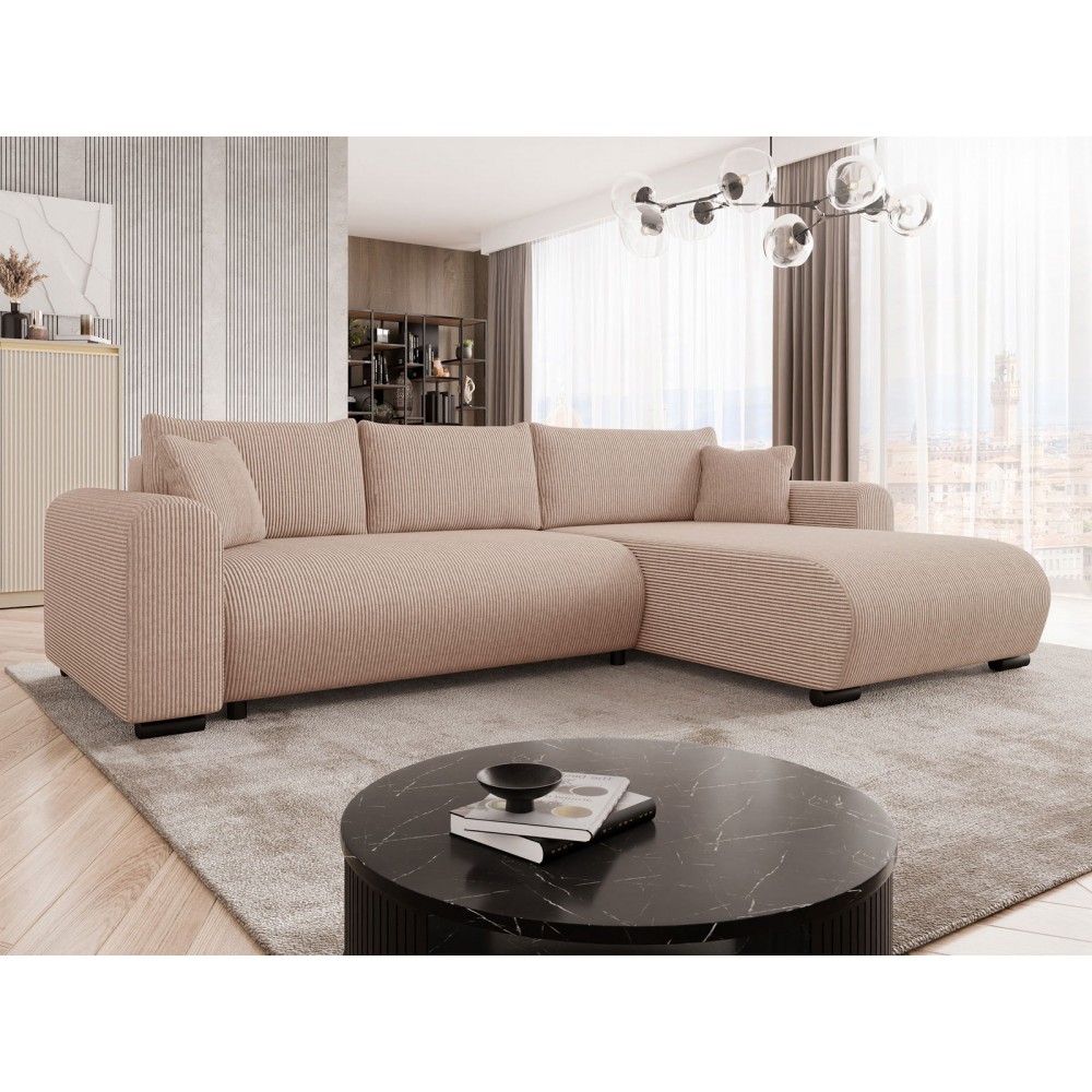 Γωνιακός καναπές Merkos I-Kafe Anoixto