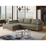 Γωνιακός καναπές Rosa-Gkri Skouro-Αριστερή