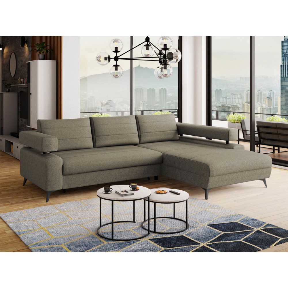 Γωνιακός καναπές Rosa-Gkri Skouro-Δεξιά