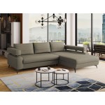 Γωνιακός καναπές Rosa-Gkri Skouro-Δεξιά