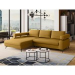 Γωνιακός καναπές Rosa-Moustardi-Αριστερή