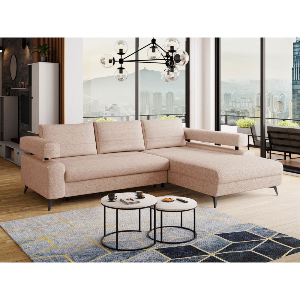 Γωνιακός καναπές Rosa-Roz-Δεξιά