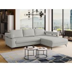 Γωνιακός καναπές Rosa-Gkri Anoixto-Δεξιά