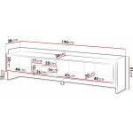 Έπιπλο τηλεόρασης Porto 190 3D