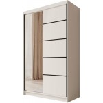 Ντουλάπα Belfast 120 συρόμενη-Leuko 120x58x200
