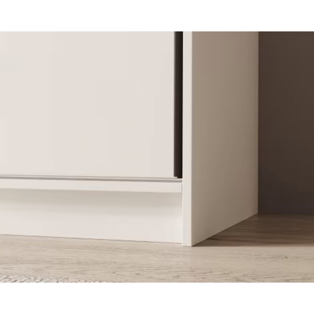 Ντουλάπα Belfast 120 συρόμενη-Leuko 120x58x200